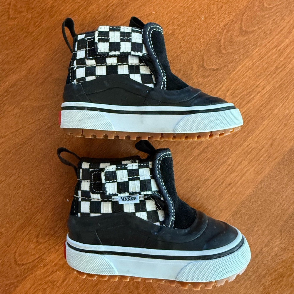 Vans MTE Boots toddler Black and White Checkered